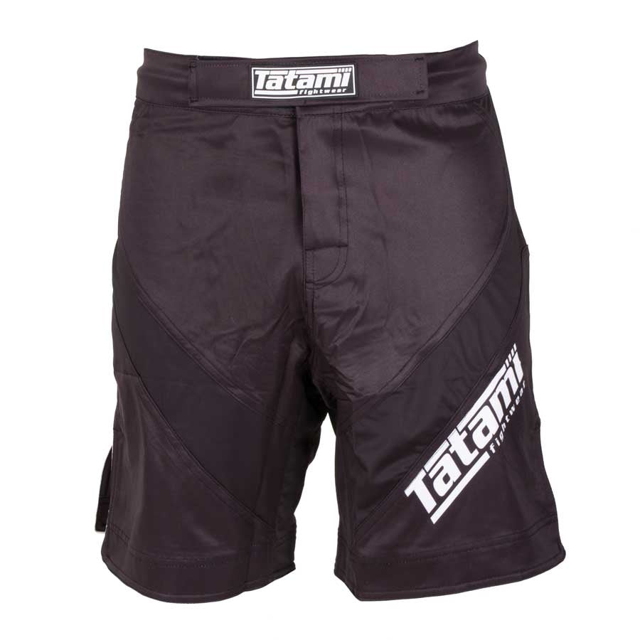 MMA shorts - Tatami Fightwear - 'Dynamic fit' - IBJJF - Black