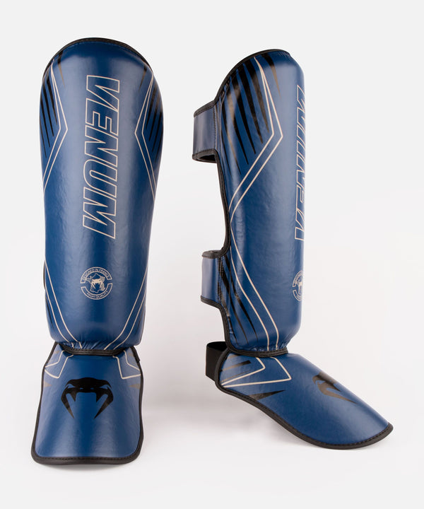 Shin Guard - Venum - ' Contender 2.0' - Navy/Sand