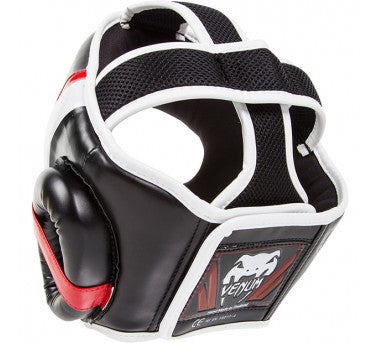 Boxningshjälm - Venum - 'Elite' - Svart-Röd