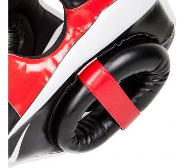 Boxningshjälm - Venum - 'Elite' - Svart-Röd