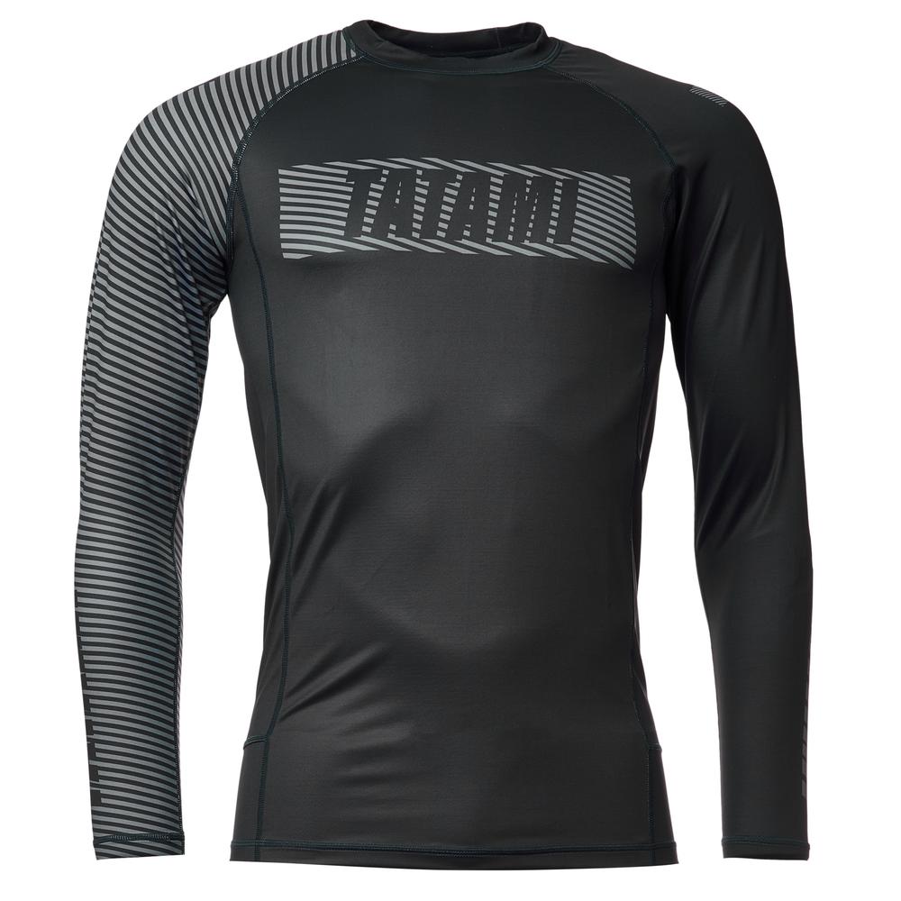Rash Guard - Tatami Fightwear - 'Essential 3.0' - Black/Grey