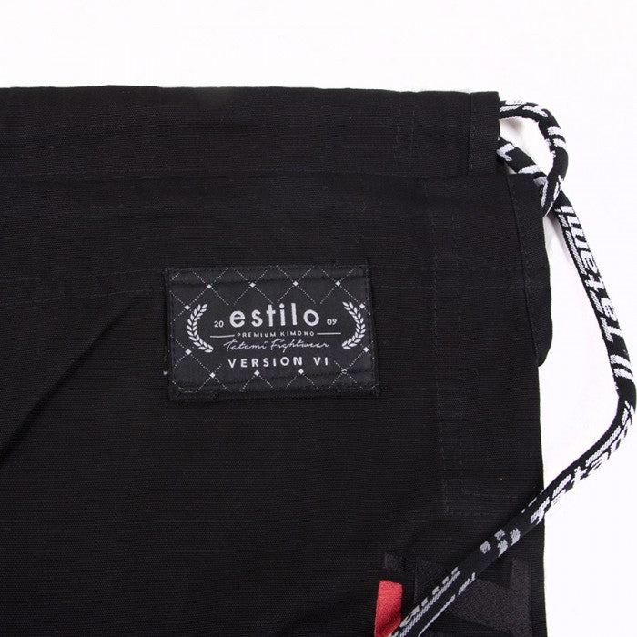 BJJ gi - Ladies Estilo 6.0 Black & Black - Sort / Sort