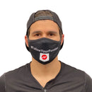 Facemask - Nippon Sport - 'Passion Logo' - Svart