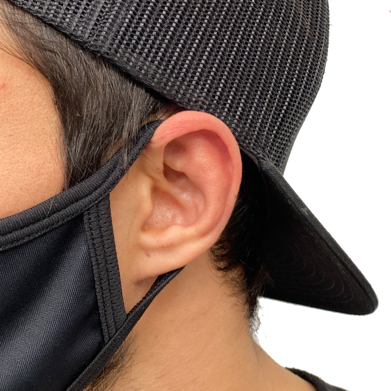 Facemask - Nippon Sport - 'Passion Logo' - Svart