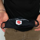 Facemask - Nippon Sport - 'Passion Logo' - Svart