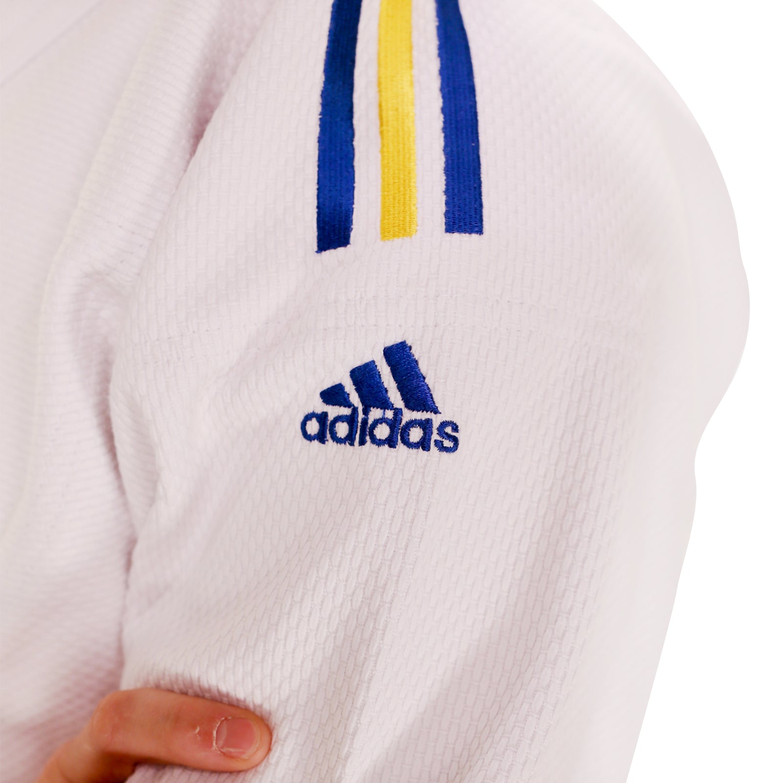 Judo Uniform - Adidas Judo - 'Champion 2.0' - Slim Fit - Vit-Gul