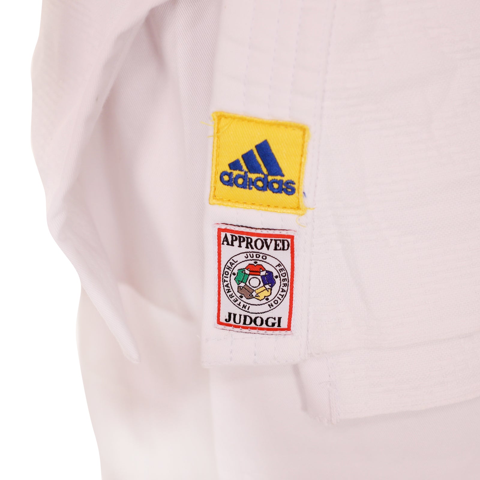Judo Uniform - Adidas Judo - 'Champion 2.0' - Slim Fit - Vit-Gul