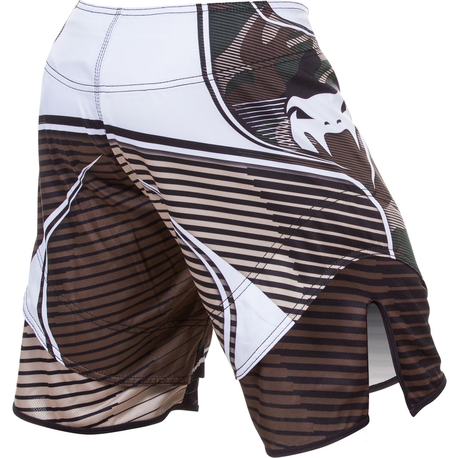 MMA Shorts - Venum - 'Camo Hero Fight' - Brun