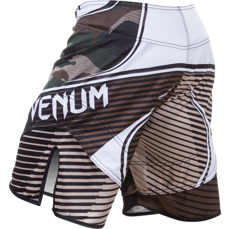 MMA Shorts - Venum - 'Camo Hero Fight' - Brun