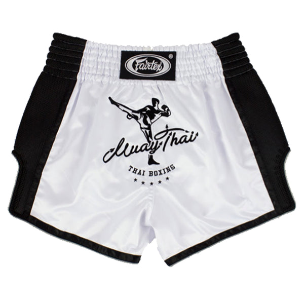 Muay Thai Shorts - Fairtex - 'BS1707' - Vit-Svart