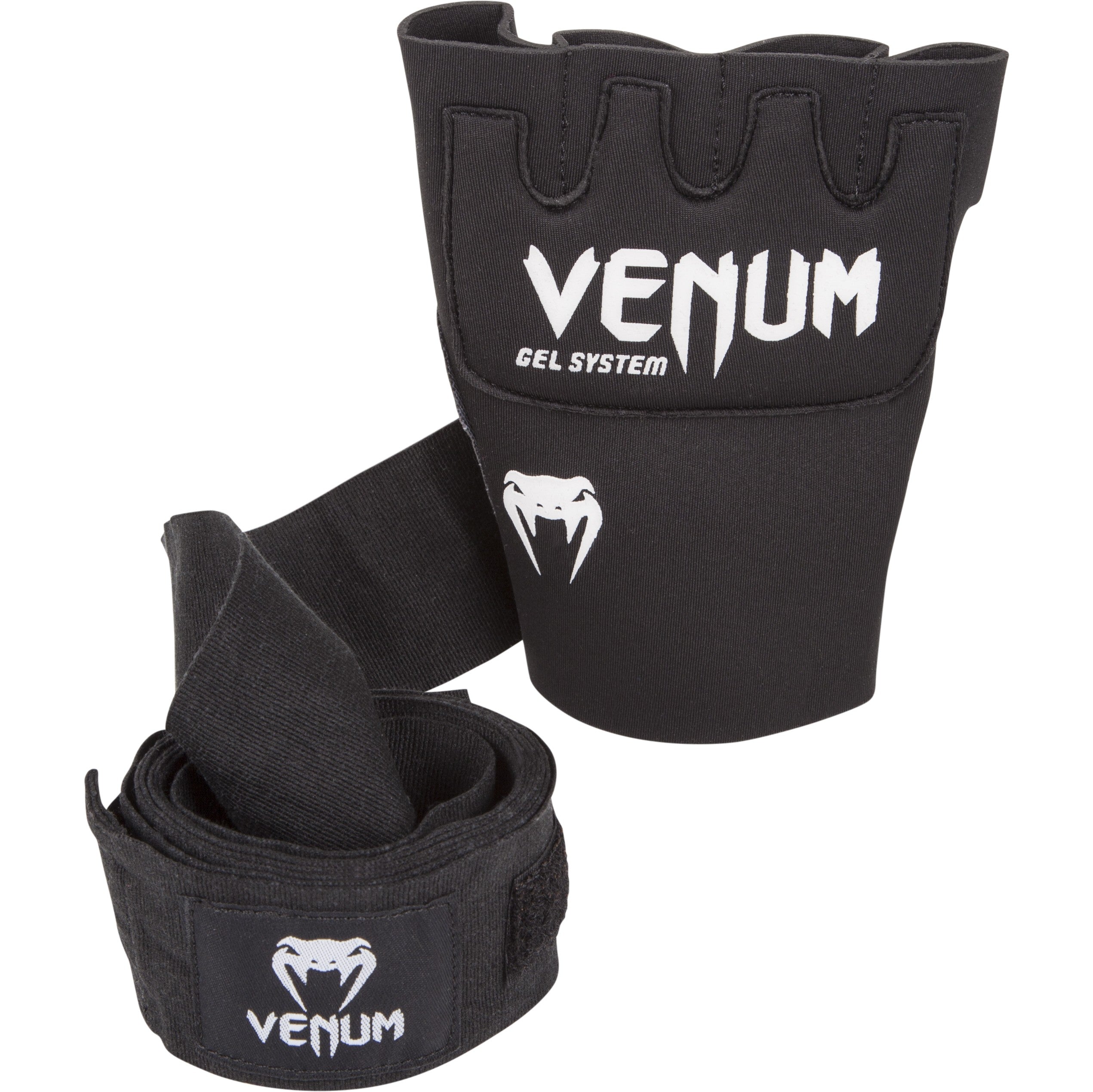Inderhandske - Venum - Kontact Gel Glove Wraps - Sort
