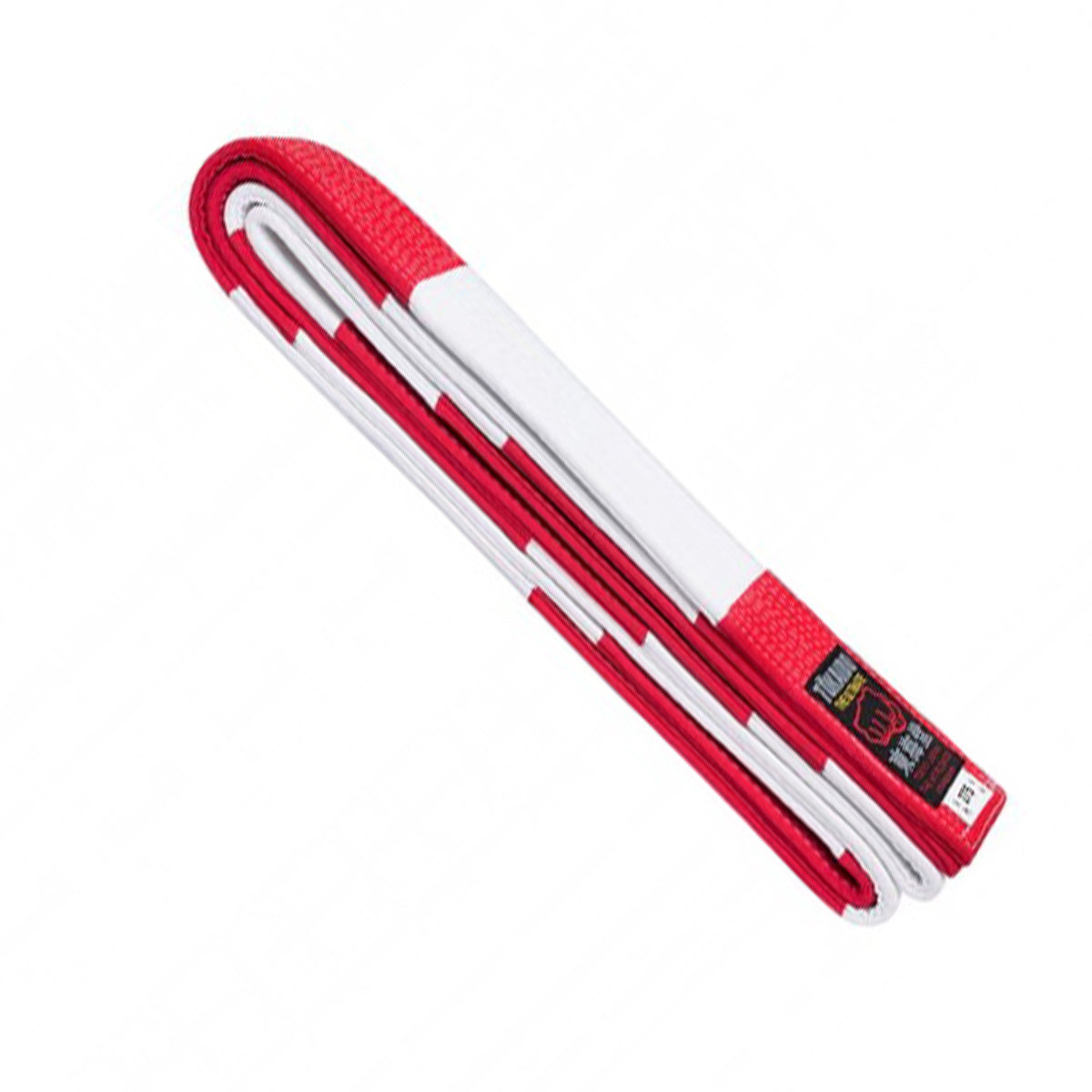 Kampsportsbälte - Danrho Danbälte Vit-Röd - Masterbälte - Vit-Röd