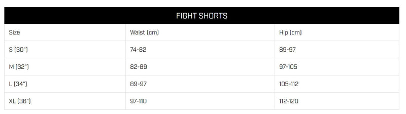 Fightshorts - Hayabusa - 'Icon Mid-Length' - Sort/Vit