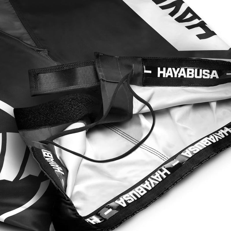 Fightshorts - Hayabusa - 'Icon Mid-Length' - Sort/Vit