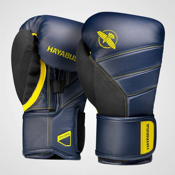 Boksehandsker - Hayabusa - 'T3' - Navy / Gul