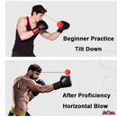 Bokseredskab - Hayabusa - 'Reflex Ball Kit' - Svart/Rød