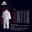Ju Jutsu gi - Adidas - Evolution - Vit