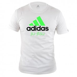 T-shirt - Adidas - Jiu-Jitsu - Hvid/Grøn