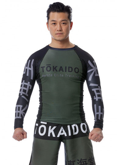Rashguard - Tokaido Athletic Elite Training - Oliv/grön