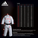 Karatedräkt - Adidas Karate - 'Champion' - WKF - Vit
