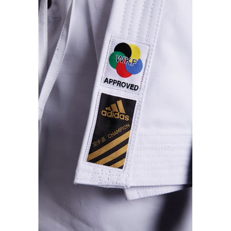 Karatedräkt - Adidas Karate - 'Champion' - WKF - Vit