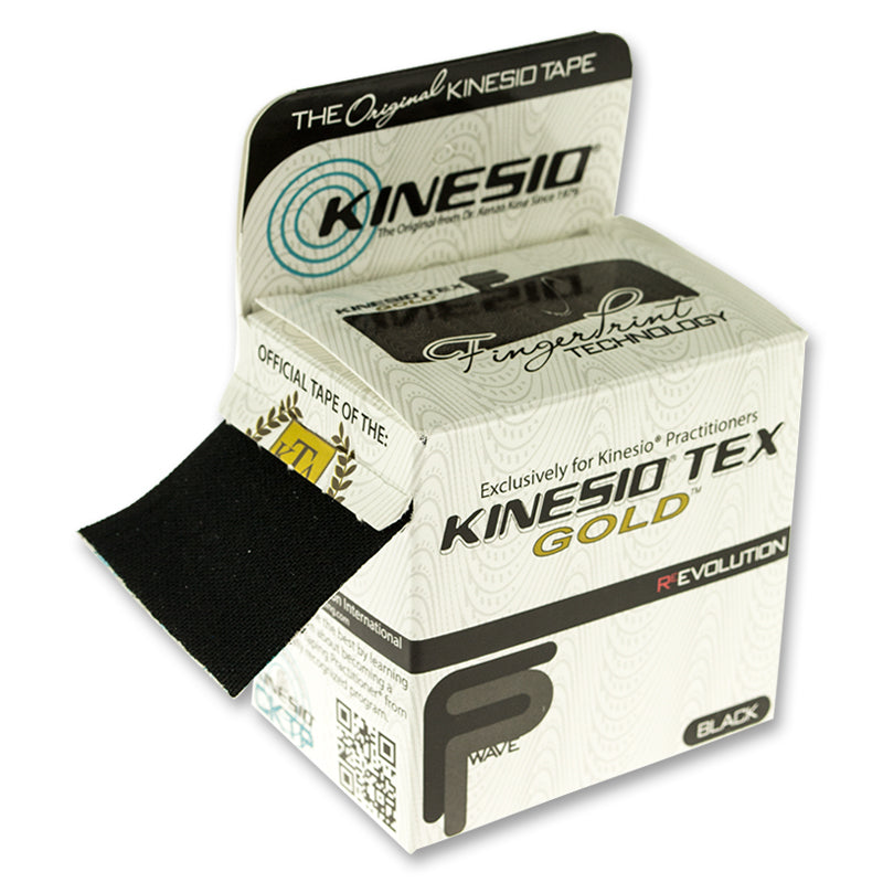 Kinesiotejp - Kinesio Tex - 'Tex Gold FP 5m' - 5CM - Svart
