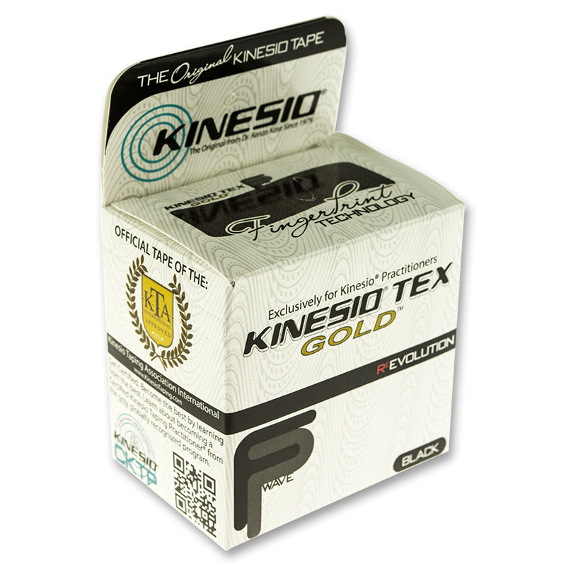 Kinesiotejp - Kinesio Tex - 'Tex Gold FP 5m' - 5CM - Svart