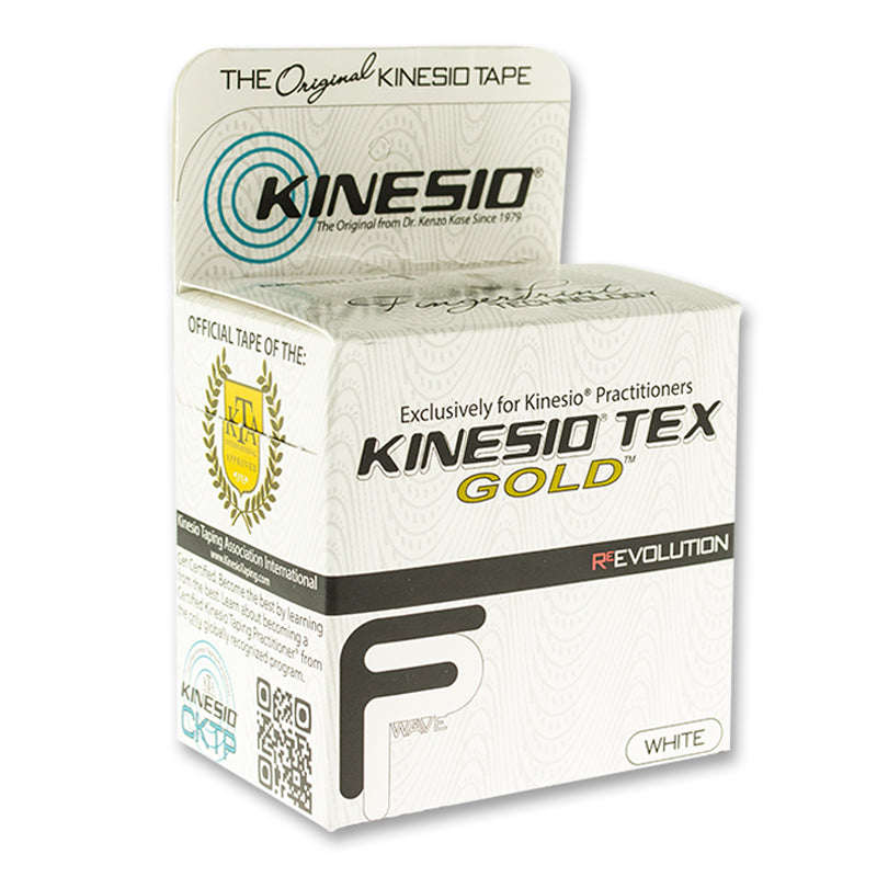 Kinesiotejp - Kinesio Tex - 'Tex Gold FP 5m' - 5CM - Vit