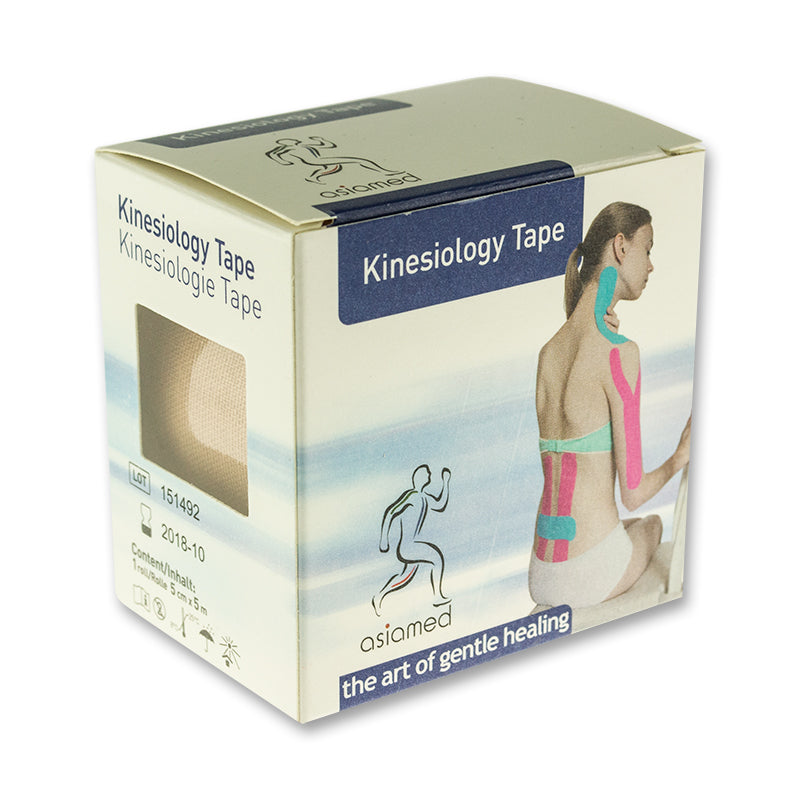 Kinesiologitape - Asiamed - 5cm x 5m - Beige