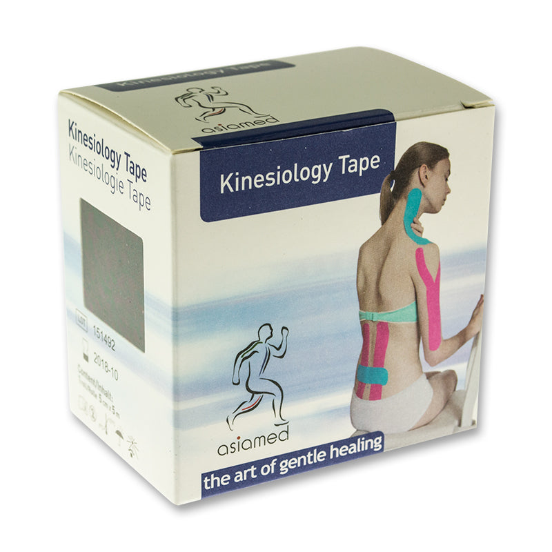 Kinesiologitape - Asiamed - 5 cm - Svart