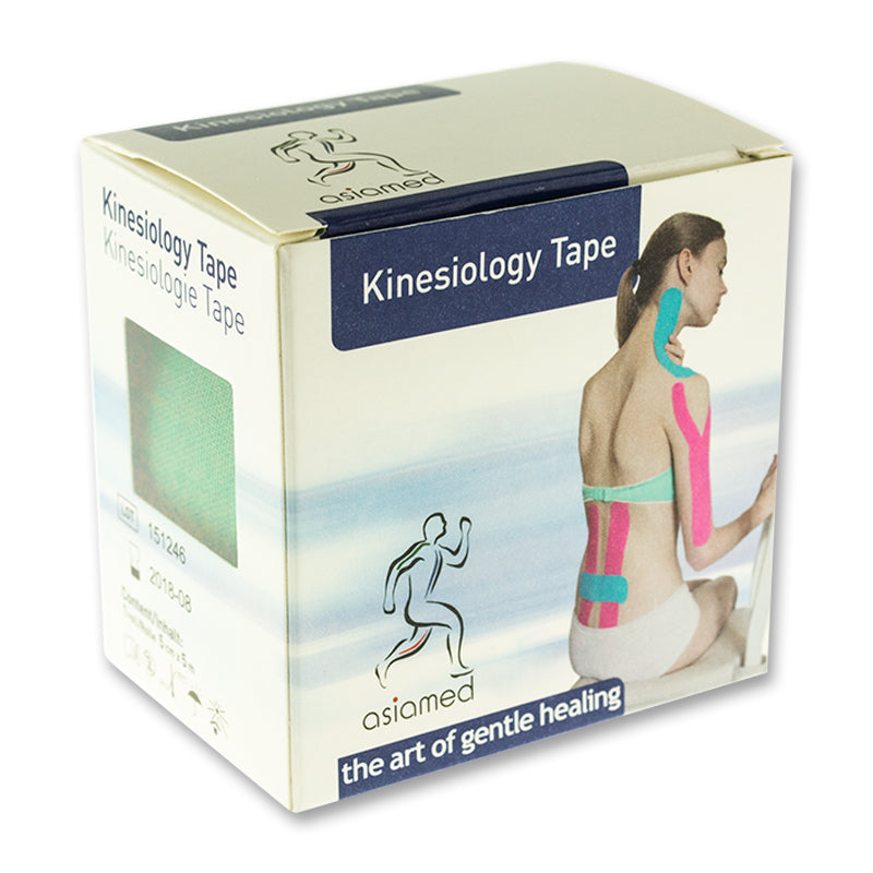 Kinesiologitape - Asiamed - 5 cm - Grön