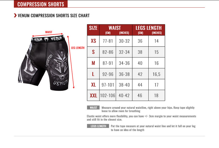 Compression Shorts - Venum - Okinawa 2.0 - Svart-Vit