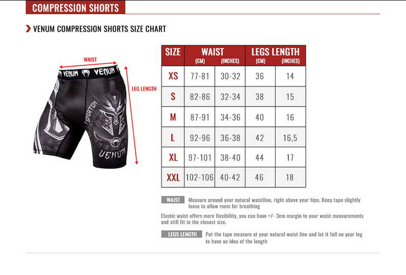 Compression Shorts - Venum - Okinawa 2.0 - Svart-Vit