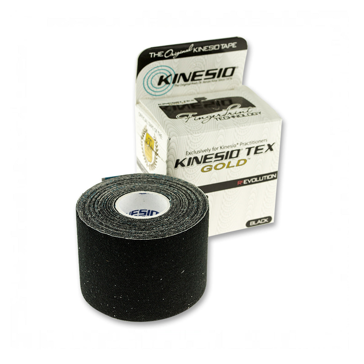 Kinesiotejp - Kinesio Tex - 'Tex Gold FP 5m' - 5CM - Svart