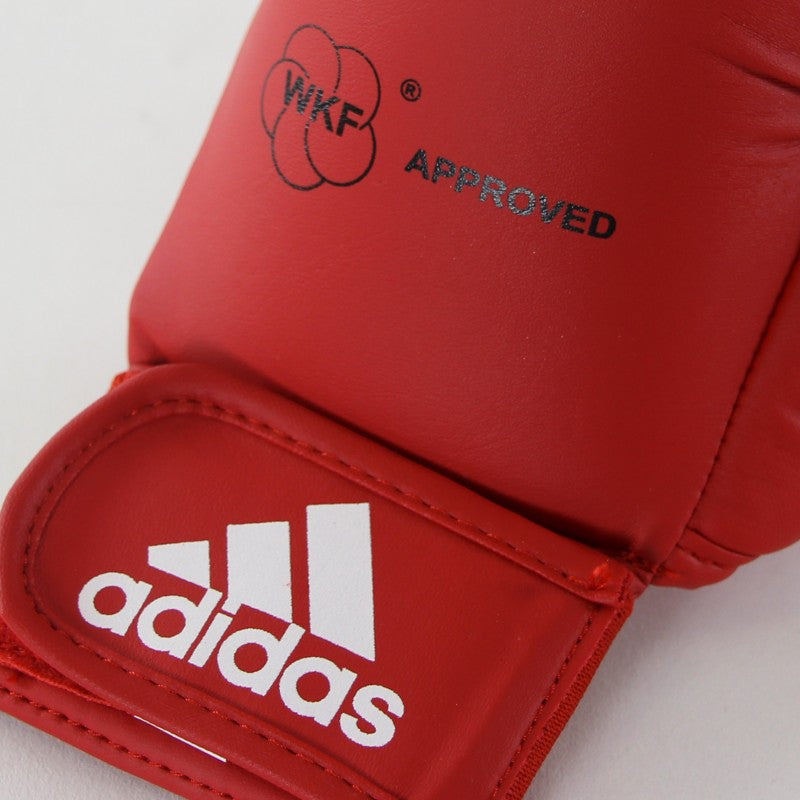 Kamphandske - Adidas - WKF - Rød