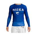 Moka - Långärmad Rashguard - Blå