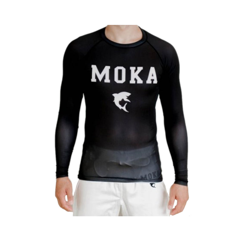 Moka - Långärmad Rashguard - Svart