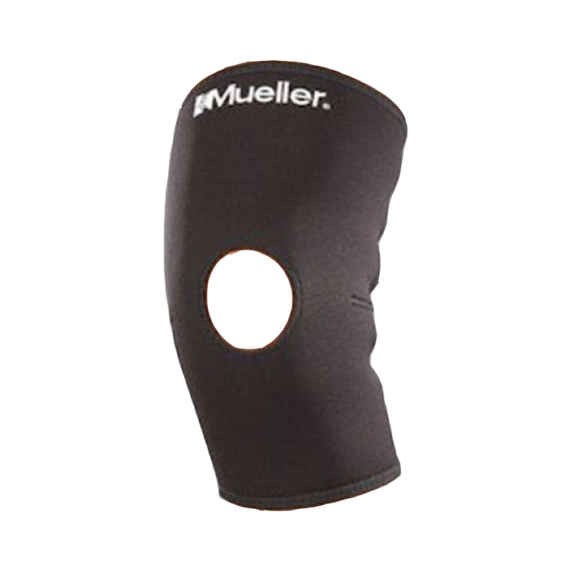 Mueller knästöd, Neopren, Med Hål - Svart