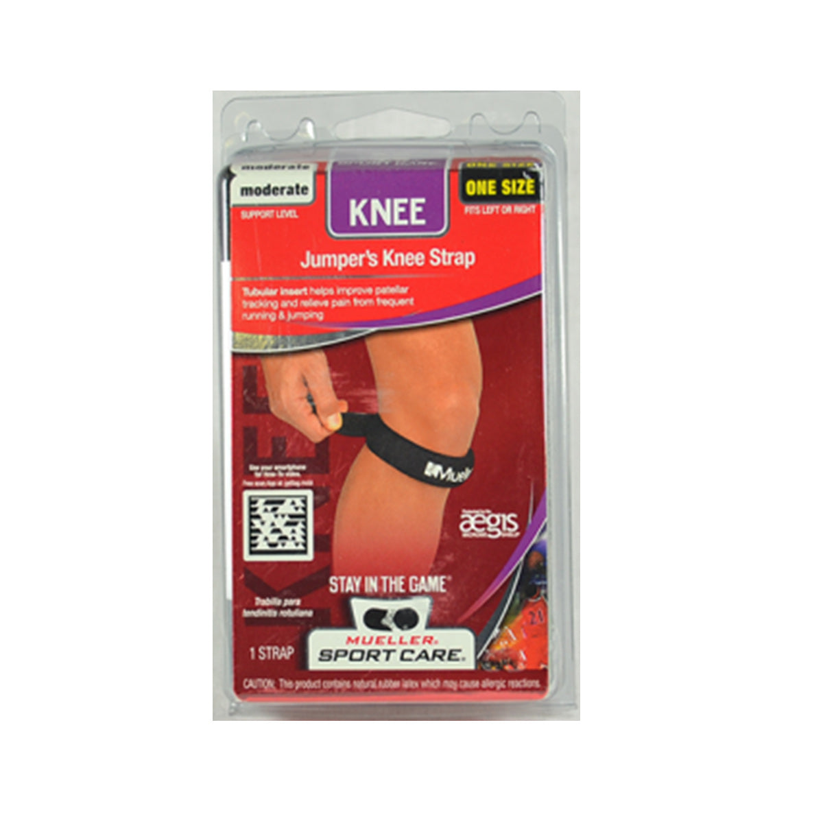 Knästöd för Hopparknä Svart