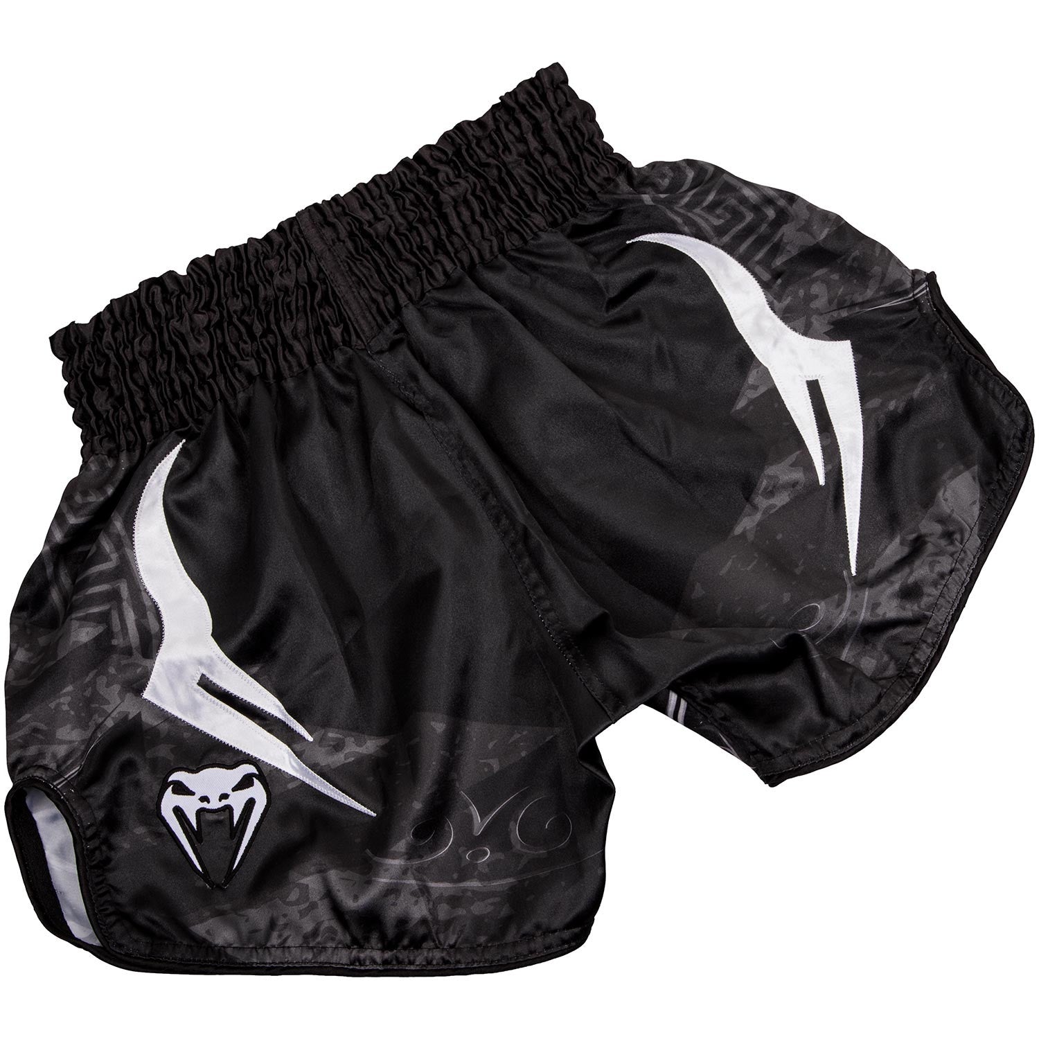 Muay Thai Shorts - Venum - 'Gladiator 3.0' - Svart-Vit