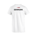 T-shirt - Landslag - Danmark - Vit