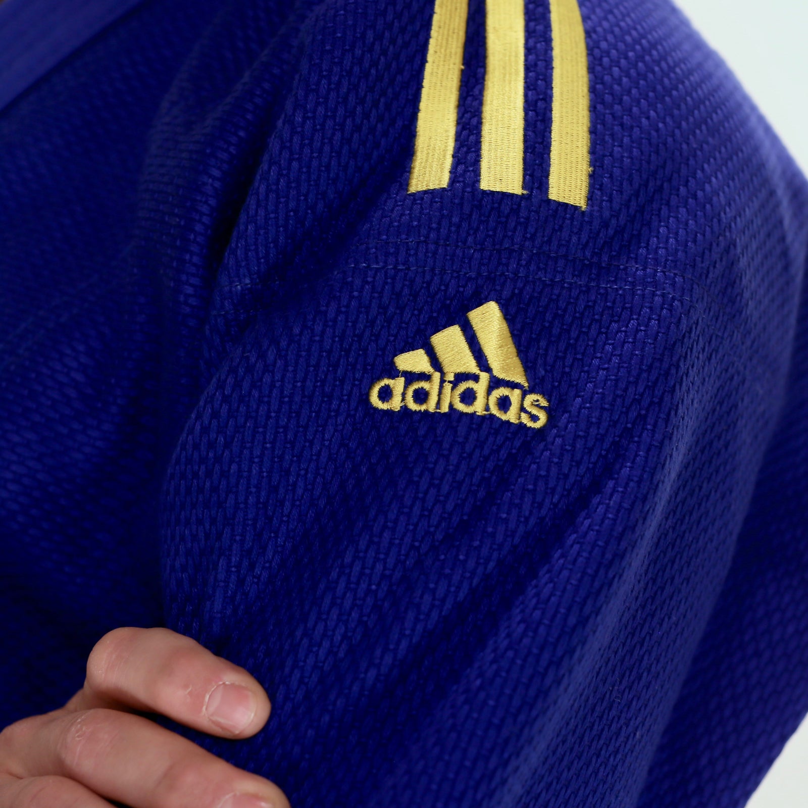 Judo Uniform - Adidas Judo - 'Champion 2.0' - Slim Fit - Blå-Gul