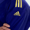 Judo Uniform - Adidas Judo - 'Champion 2.0' - Slim Fit - Blå-Gul