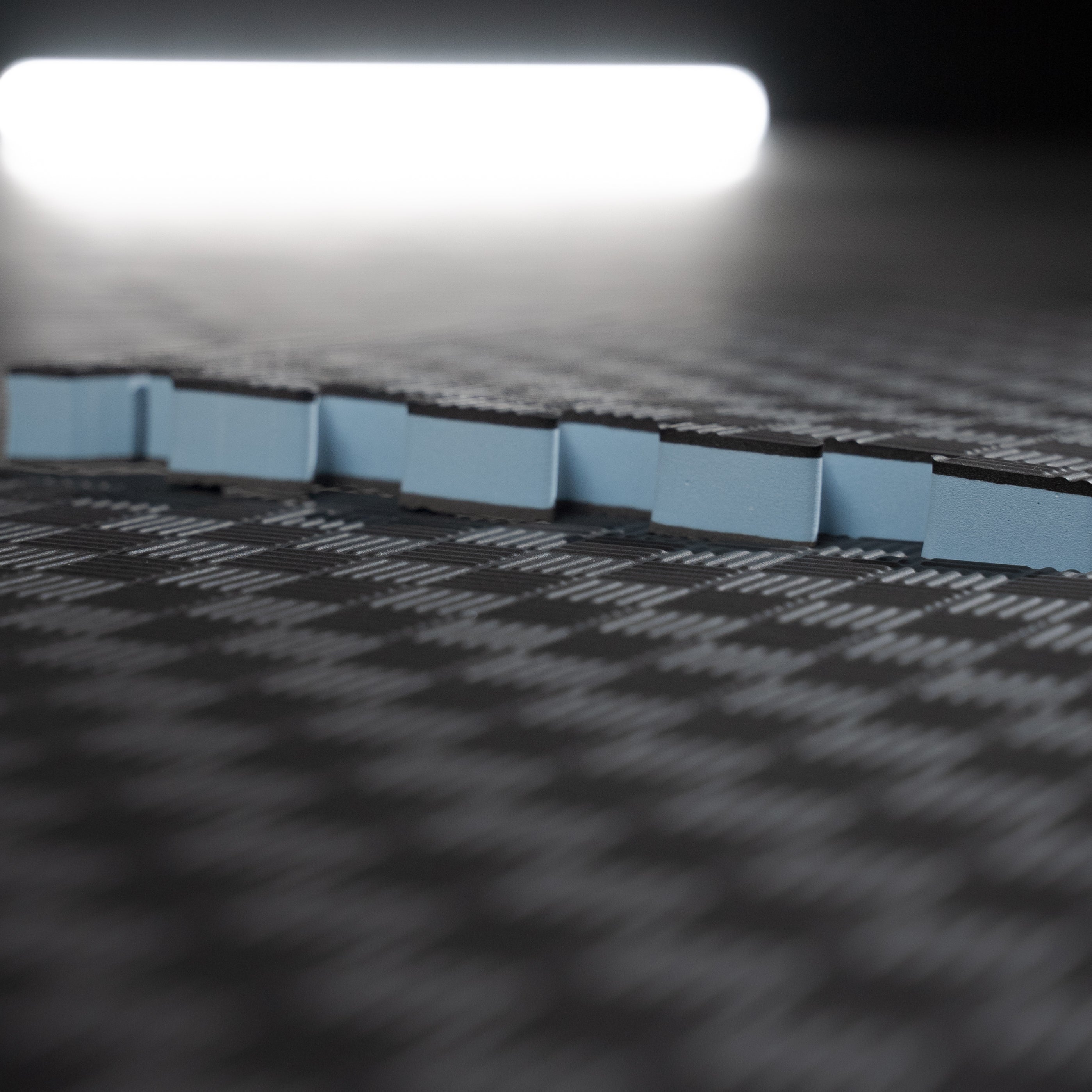 Puzzle mat - Nippon Sport - 4-pack - 50 x 50 x 2,5 cm - Svart Grå