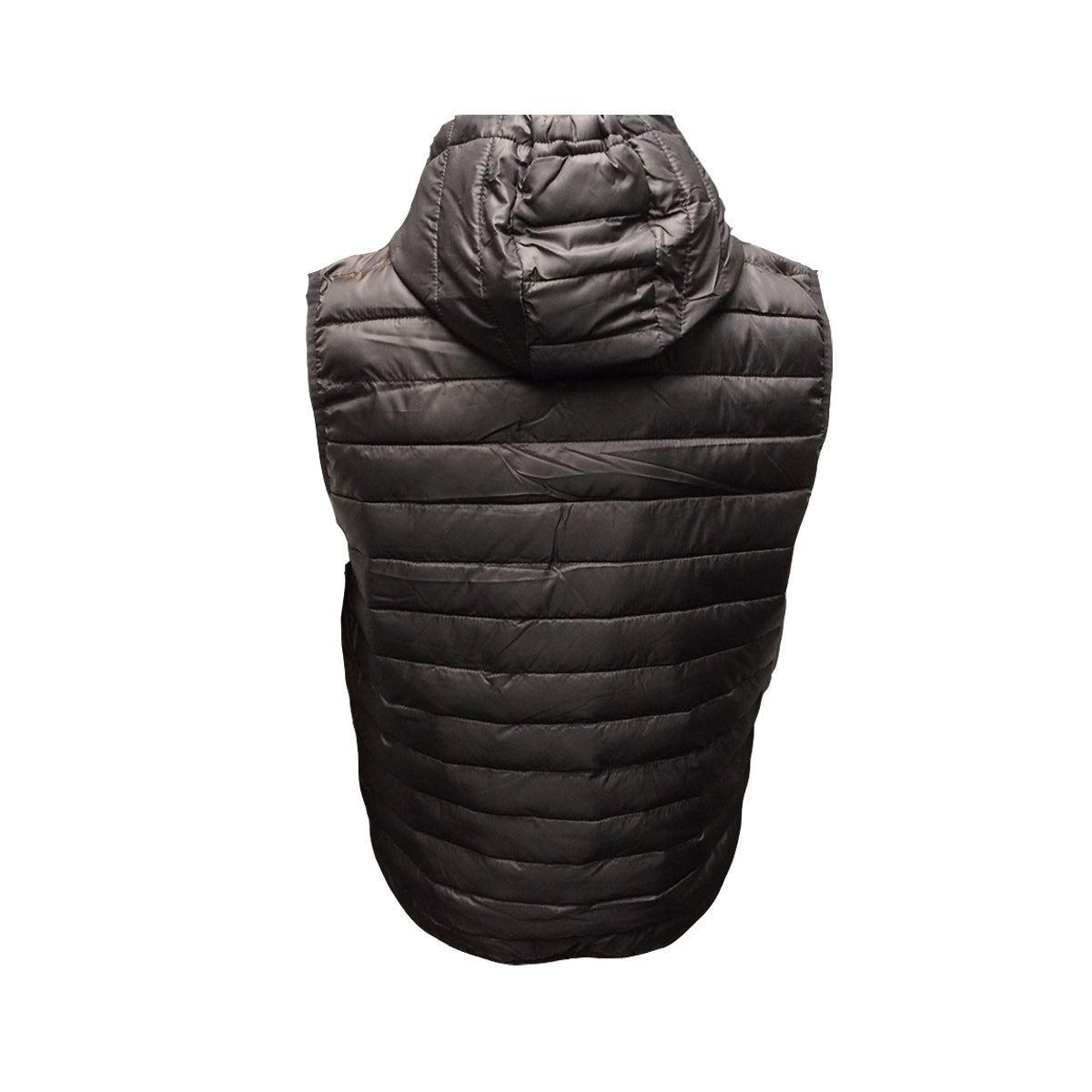 Nippon Sport - Broderad väst - med avtagbar huva - Svart