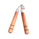 Nunchaku - Nippon Sport - med kedja - Brun