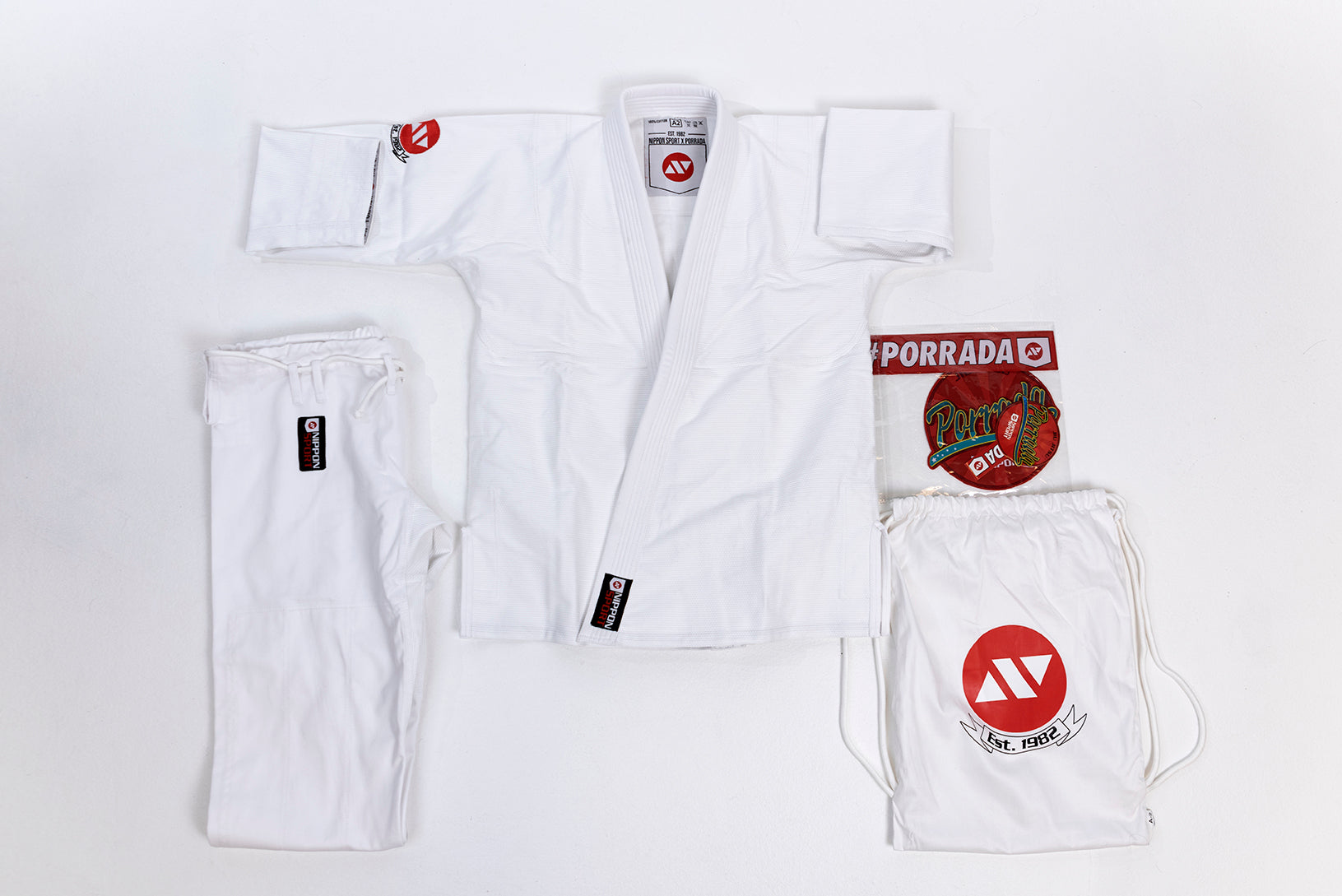 BJJ uniform - Nippon Sport BJJ Gi - Porrada - white