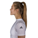 Rashguard - Adidas - Kortärmad - Vit