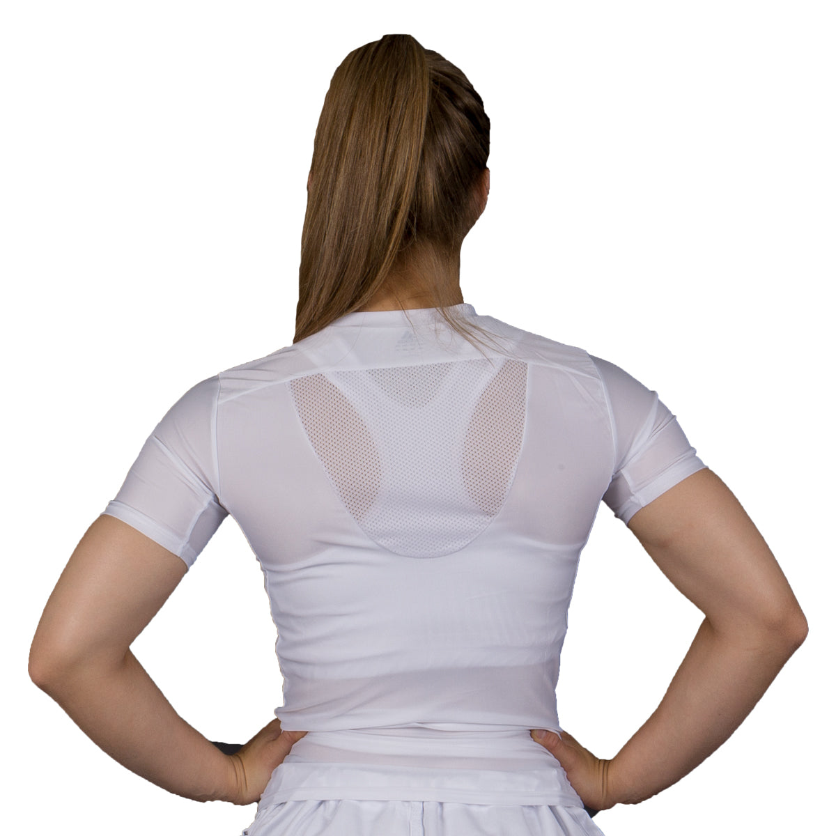 Rashguard - Adidas - Kortärmad - Vit