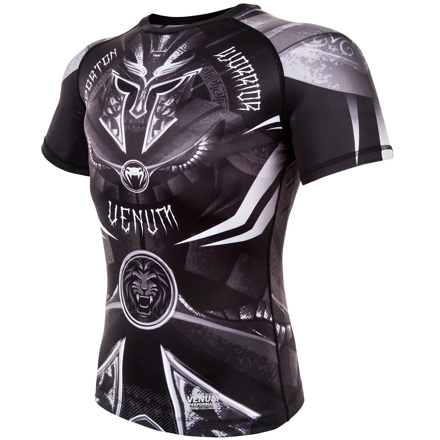 Rash Guard - Venum - 'Gladiator 3.0' - Svart Kortärmad